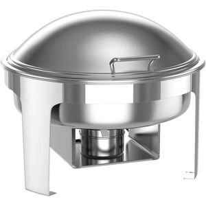 Chafing dish - RVS - 6 Liter - Rond - Promoline