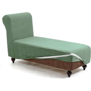 Chaise Longue Hoes, Stretch, Antislip Hoes voor Chaise Longue, Sofa Hoes, Elastische Hoes voor Ligstoel, Antislip Stretch Hoes, Comfortabel Stof, Meubelbescherming (Cyaan)