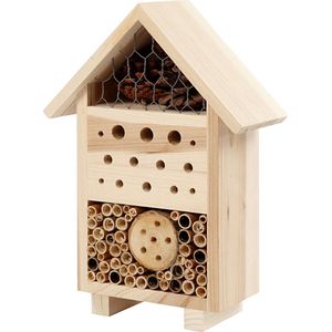 Insectenhotel, H: 26,1 cm, D: 9,2 cm, B: 18,4 cm, 1 stuk