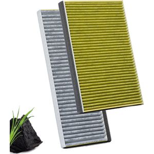 Tops Koolstoffilter voor afzuigkap Constructa - 17005388 Afzuigkap filter x2 - Actiefkool - 336x120x20 mm & 362x237x23 mm