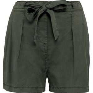 Native Spirit Ecologische verwassen damesshort van lyocell NS725 - Washed Organic Khaki - M