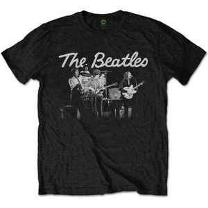 The Beatles - 1968 Live Photo Heren T-shirt - L - Zwart