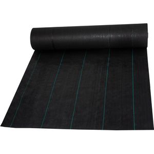 VEVOR Tuinvlies Onkruidvlies - 1.5*76.2m- 5g/m2 Pp Opritdrainagedoek - Voor Opritstabilisatie, Tuinbouw, Landbouw En Drainage - Zwart