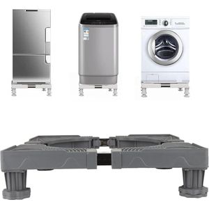 Hoog Verstelbaar Wasmachine-onderstel 10-12cm - Onderkast 40-66cm - Voor Droger en Koelkast