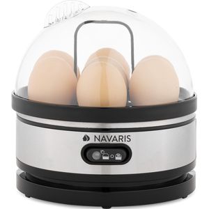 Navaris eierkoker voor 1-7 eieren - Inclusief maatbeker met eierprikker - Met timer en buzzer - Altijd perfect gekookte eieren