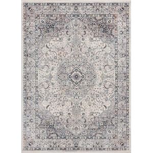 Vloerkleed vintage 80x300 cm - oosters motief - rechthoek - UNIQUE by The Carpet