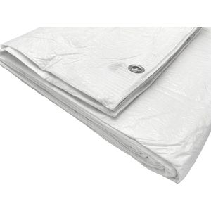 Waterdicht dekzeil - multifunctioneel zeil - 1 stuk - wit - 8 x 10 m