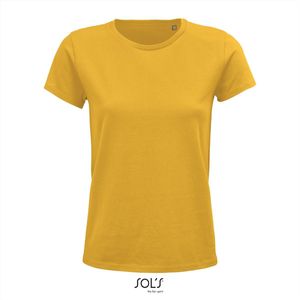 SOL'S - Crusader T-shirt dames - Geel - 100% Biologisch katoen - XL