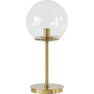 Light & Living Tafellamp Magdala - Glas/Goud - Ø20cm - Modern