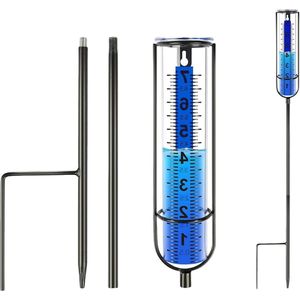 7 inch vervangende plastic vorstbestendige regenmeter - gemakkelijk afleesbaar voor tuin binnenplaats terras.