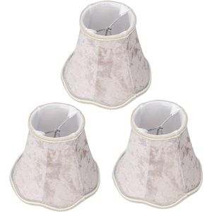 Moderne Set van 3 Clip-on Bell Lampenkappen voor Kroonluchter en Hanglamp - Lichtkapjes voor Vloerlamp - Kroonluchter Vervanging