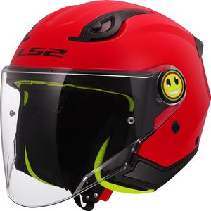 LS2 Kinderhelm Funny II Solid OF622 rood maat L