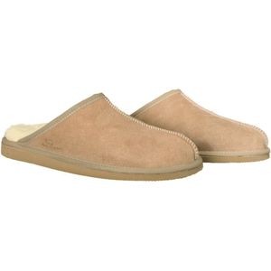 Lamsvacht Heren Slippers - Camel - Maat 36