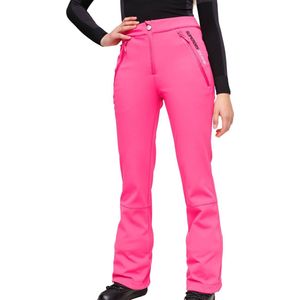 Superdry Ski Softshell Slim Trousers Dames Broek - Hyper Magenta Pink - Maat M
