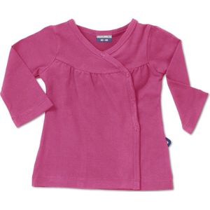 Silky Label vest met knoopjes Supreme pink - maat 74/80 - roze