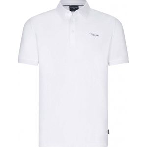 Cavallaro Napoli - Bavegio Poloshirt Melange Wit - Regular-fit - Heren Poloshirt Maat XL