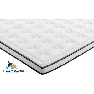 Topdekmatras XXL Bamboo Pure 3D Topper - Hybride - Topmatras Naturalis - 140x200cm - 11cm dik - Matras Antibacterieel - Orthopedisch 140X200