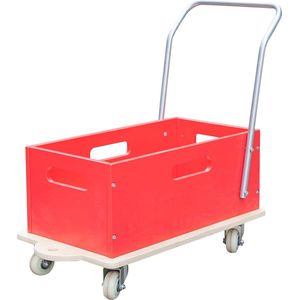 Classic World Houten Loopwagen Rood