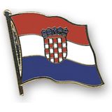 Pin broche speldje Vlag Kroatie 20 mm - Landen supporters artikelen