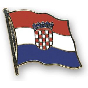 Pin broche speldje Vlag Kroatie 20 mm - Landen supporters artikelen