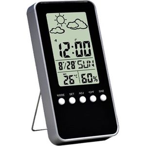 Chacon® First Weerstation - Hygrometer - Weerstation Binnen en Buiten - Zwart