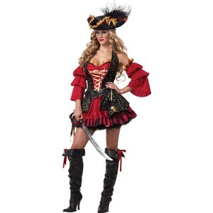 Deluxe piraten kostuum voor vrouwen - Verkleedkleding - XL