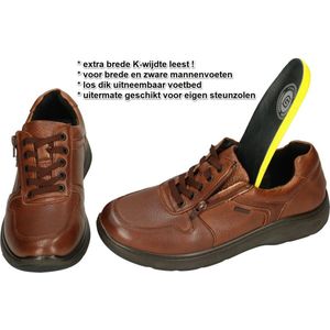 G-comfort -Heren - cognac/caramel - sneakers - maat 44