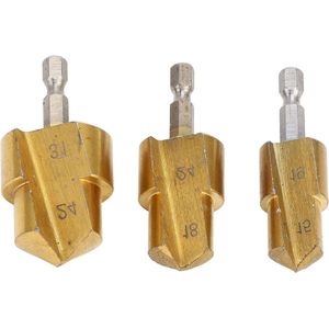 3 STKS PVC Pijp Ruimer Zware Pijp Ruimer Boren Kunststof Montage Ruimer Leiding Ruimer Expander voor PPR Pijp Gereedschap