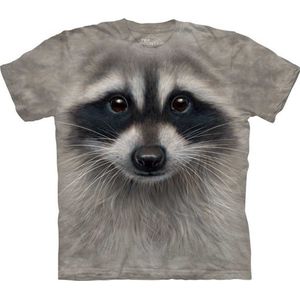 T-shirt Raccoon Face S