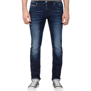 TIMEZONE Heren Jeans Broeken Scott slim Fit Blauw 36W / 32L Volwassenen