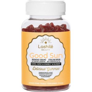 Lashilé Beauty Good Sun - Zelfbruiner voor stralende huid - Met vitamine E - 60 gummies