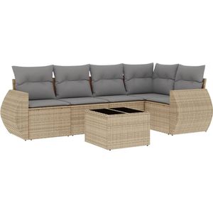 vidaXL-6-delige-Loungeset-met-kussens-poly-rattan-beige