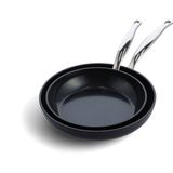 Greenpan Barcelona Pro koekenpannen - Set Koekenpannen - Ø24cm + Ø28cm - PFAS vrij
