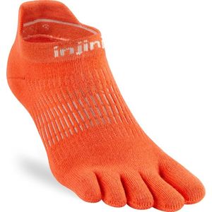 Injinji Teensokken Run Leightweight No Show Coolmax Dames IS281111 grapefruit M-L=40,5-44,5