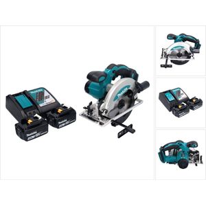 Makita DSS 610 RM accu cirkelzaag 18 V 165 mm + 2x accu 4.0 Ah + lader