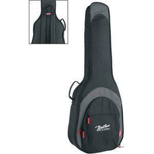 Akoestische gitaartas voor Basgitaar Boston AB-25-BG gevoerd 25mm Zwart en Grijs