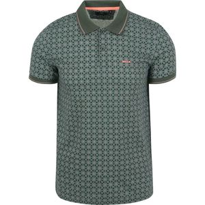 New Zealand Auckland - Polo Wisely Groen - Regular-fit - Heren Poloshirt Maat M