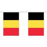 België Luxe Vlaggenlijn - 9 Meter - Zwart/Geel/Rood