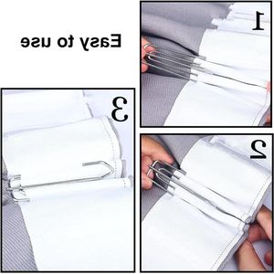 RVS Gordijnhaken - 40 stuks
