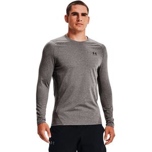 Under Armour Coldgear Armour Fitted Crew Lange Mouwenshirt Grijs M / Regular Man