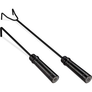 Pook set van 2 haardset voor de kachel oven grill of vuurschaal haardgereedschapvuurpook of kachelpook