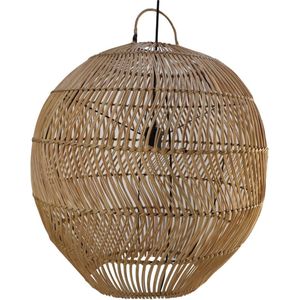 HSM Collection Hanglamp Rotan - Ã¸55 - Naturel - Rotan/Metaal