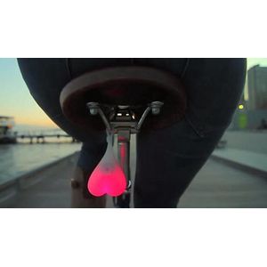 Bike Balls Achterlicht fietsverlichting - Led Lamp - Met knipperstand - Inclusief batterijen | REBL