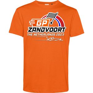 T-shirt Teller GP Zandvoort The Netherlands 2023 | Formule 1 fan | Max Verstappen / Red Bull racing supporter | Oranje | maat S