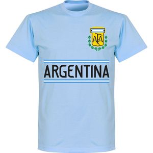 Argentinië Team T-Shirt - Lichtblauw - S