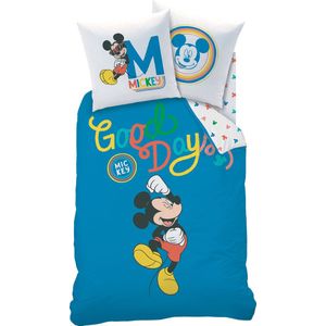 Disney Mickey Mouse Dekbedovertrek Good Days - Eenpersoons - 140 x 200 cm - Katoen