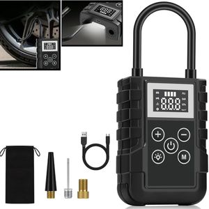 MKSS® Autobanden Pomp - Elektrische Fietspomp - Compressor - Luchtcompressor - Zwart
