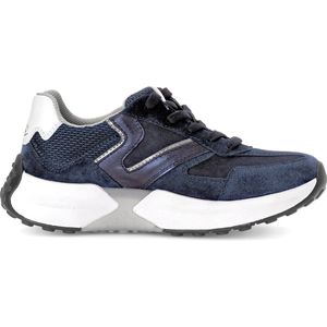 Gabor rollingsoft sensitive 56.996.46 - dames rollende wandelsneaker - blauw - maat 40.5 (EU) 7 (UK)