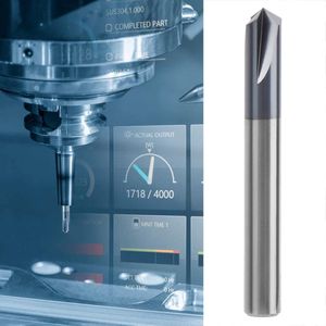 Afschuiningsfrees 120 ° CNC Afkanten Freesgereedschap Wolfraamstaal Afschuiningsfrees Snijder voor Graveren Frezen(D6*120°50L)