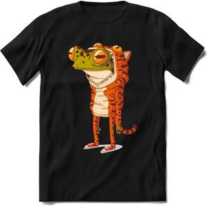 Casual Tijger Kikker T-Shirt Heren / Dames Dieren Shirt